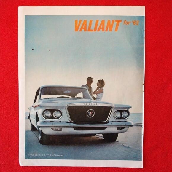 Chrysler Valiant for '62‎ Signet 200 Auto - 2pg 21x13 Vtg 1961 PRINT AD Ephemera - Picture 4 of 12